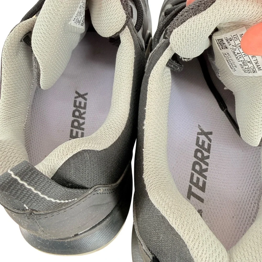 Adidas Terrex ATX GTX Gore-Tex Trail Running Shoes Mens 9 Black Grey EF3510